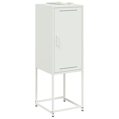 vidaXL Highboard White 36x39x107 cm Steel