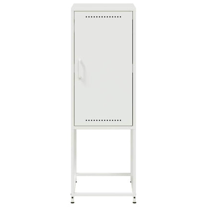 vidaXL Highboard White 36x39x107 cm Steel