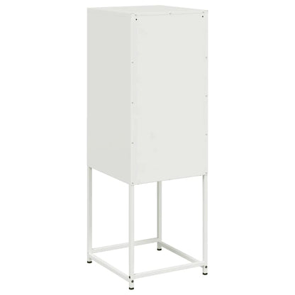 vidaXL Highboard White 36x39x107 cm Steel