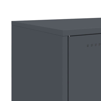 vidaXL Highboard Anthracite 100,5x39x107 cm Steel