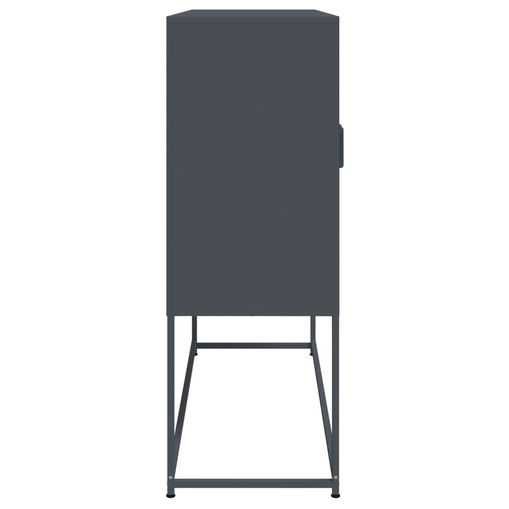vidaXL Highboard Anthracite 100,5x39x107 cm Steel
