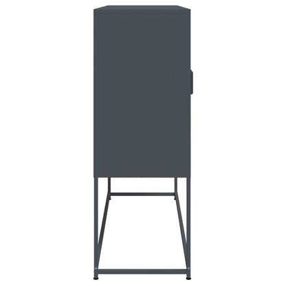 vidaXL Highboard Anthracite 100,5x39x107 cm Steel