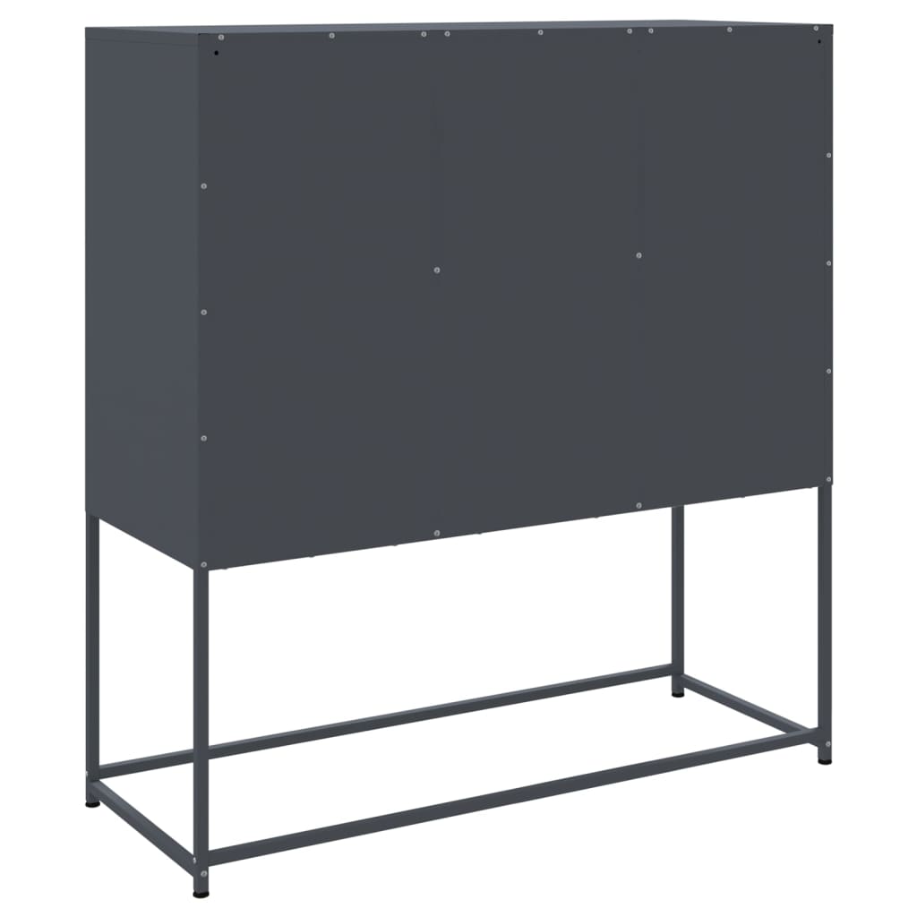 vidaXL Highboard Anthracite 100,5x39x107 cm Steel