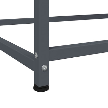 vidaXL Highboard Anthracite 100,5x39x107 cm Steel