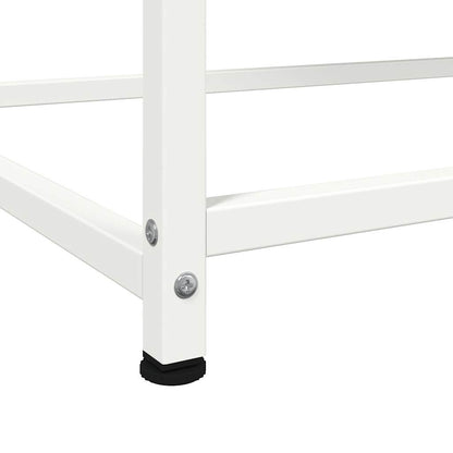vidaXL Highboard White 100.5x39x107 cm Steel
