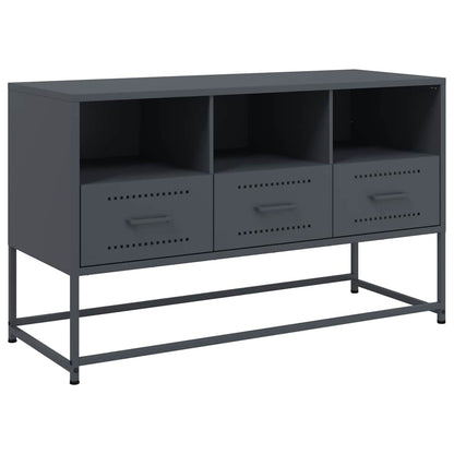 vidaXL TV Cabinet Anthracite 100,5x39x60,5 cm Steel
