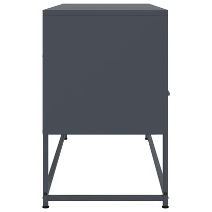 vidaXL TV Cabinet Anthracite 100,5x39x60,5 cm Steel