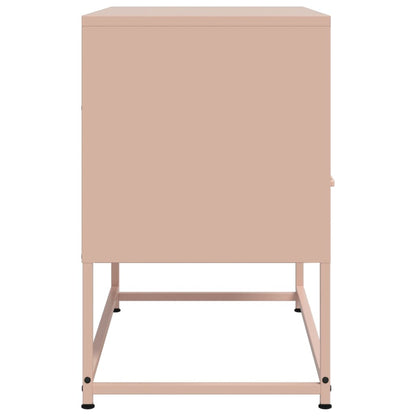 vidaXL TV Cabinet Pink 68x39x60,5 cm Steel