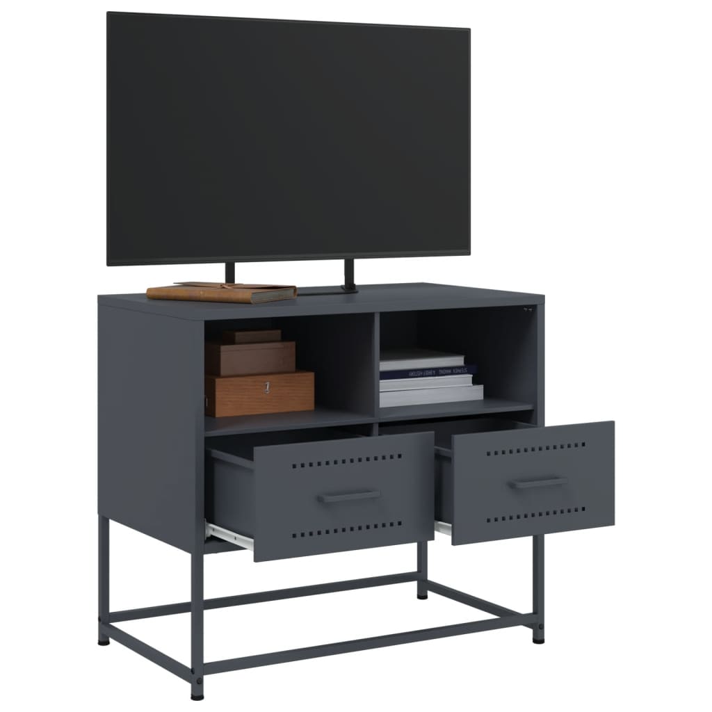 vidaXL TV Cabinet Anthracite 68x39x60,5 cm Steel