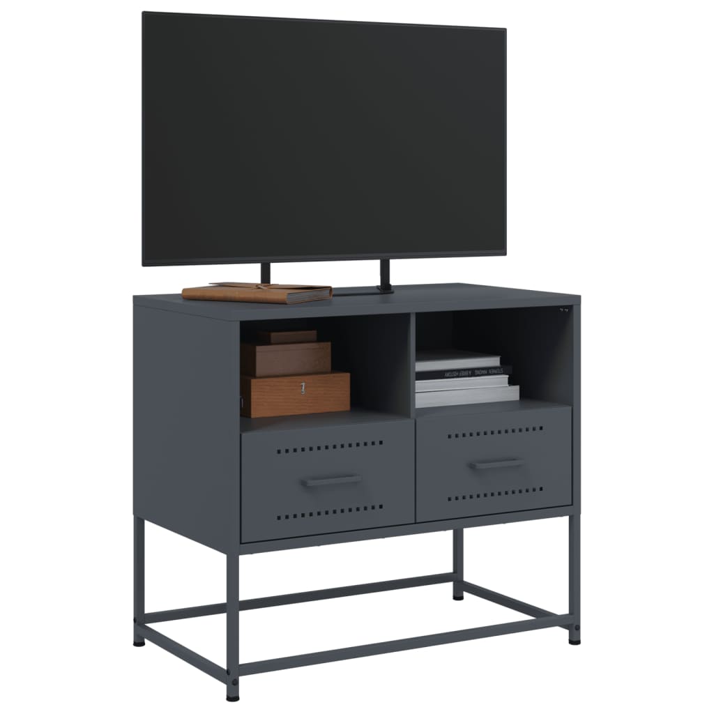 vidaXL TV Cabinet Anthracite 68x39x60,5 cm Steel