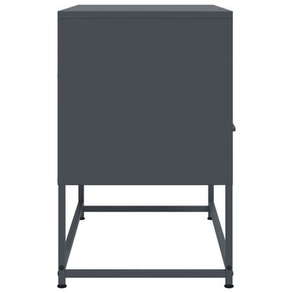vidaXL TV Cabinet Anthracite 68x39x60,5 cm Steel