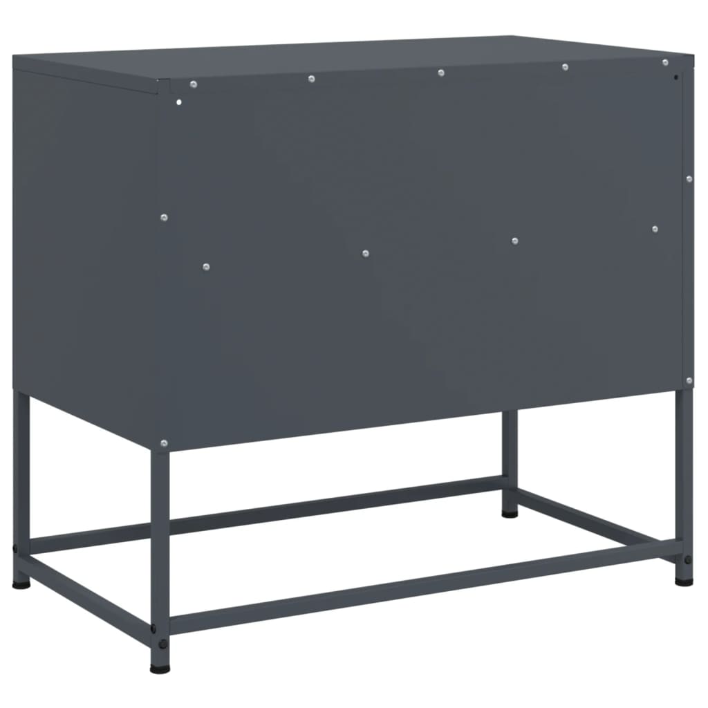 vidaXL TV Cabinet Anthracite 68x39x60,5 cm Steel