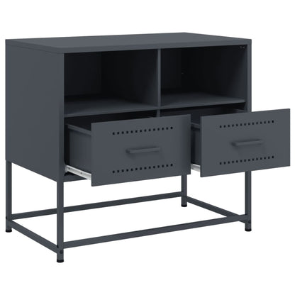 vidaXL TV Cabinet Anthracite 68x39x60,5 cm Steel