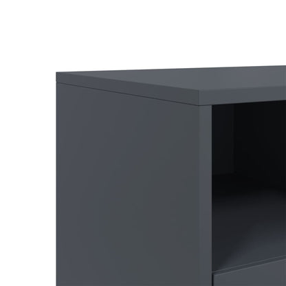 vidaXL TV Cabinet Anthracite 68x39x60,5 cm Steel