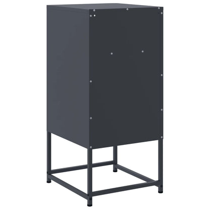 vidaXL Bedside Cabinets 2 pcs Anthracite 36x39x78 cm Steel