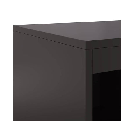 vidaXL Sideboard Black 100,5x39x107 cm Steel