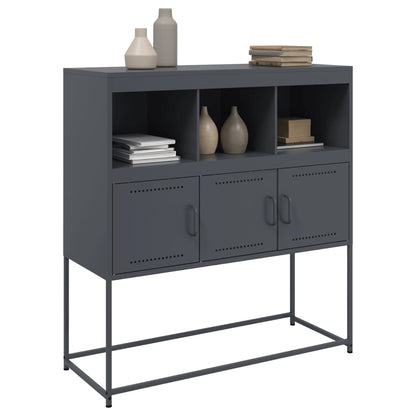 vidaXL Sideboard Anthracite 100,5x39x107 cm Steel
