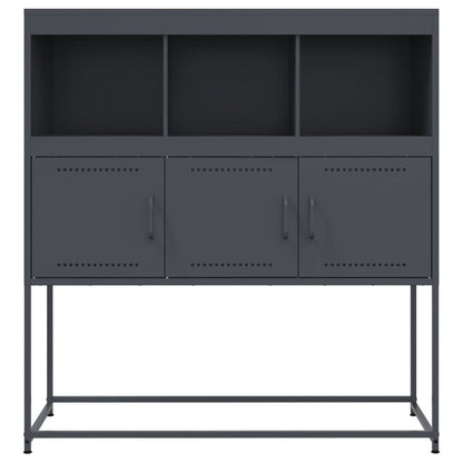 vidaXL Sideboard Anthracite 100,5x39x107 cm Steel