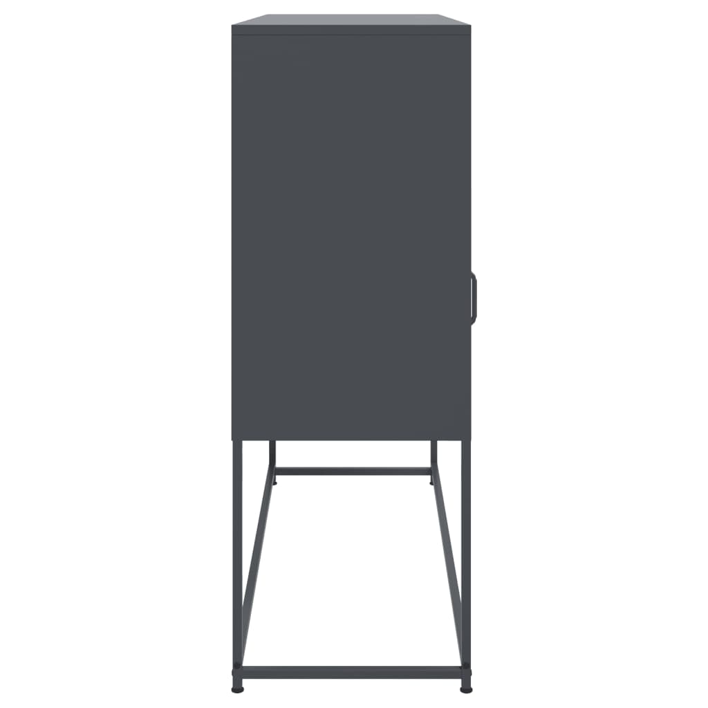 vidaXL Sideboard Anthracite 100.5x39x107 cm Steel