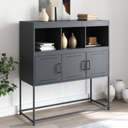 vidaXL Sideboard Anthracite 100,5x39x107 cm Steel