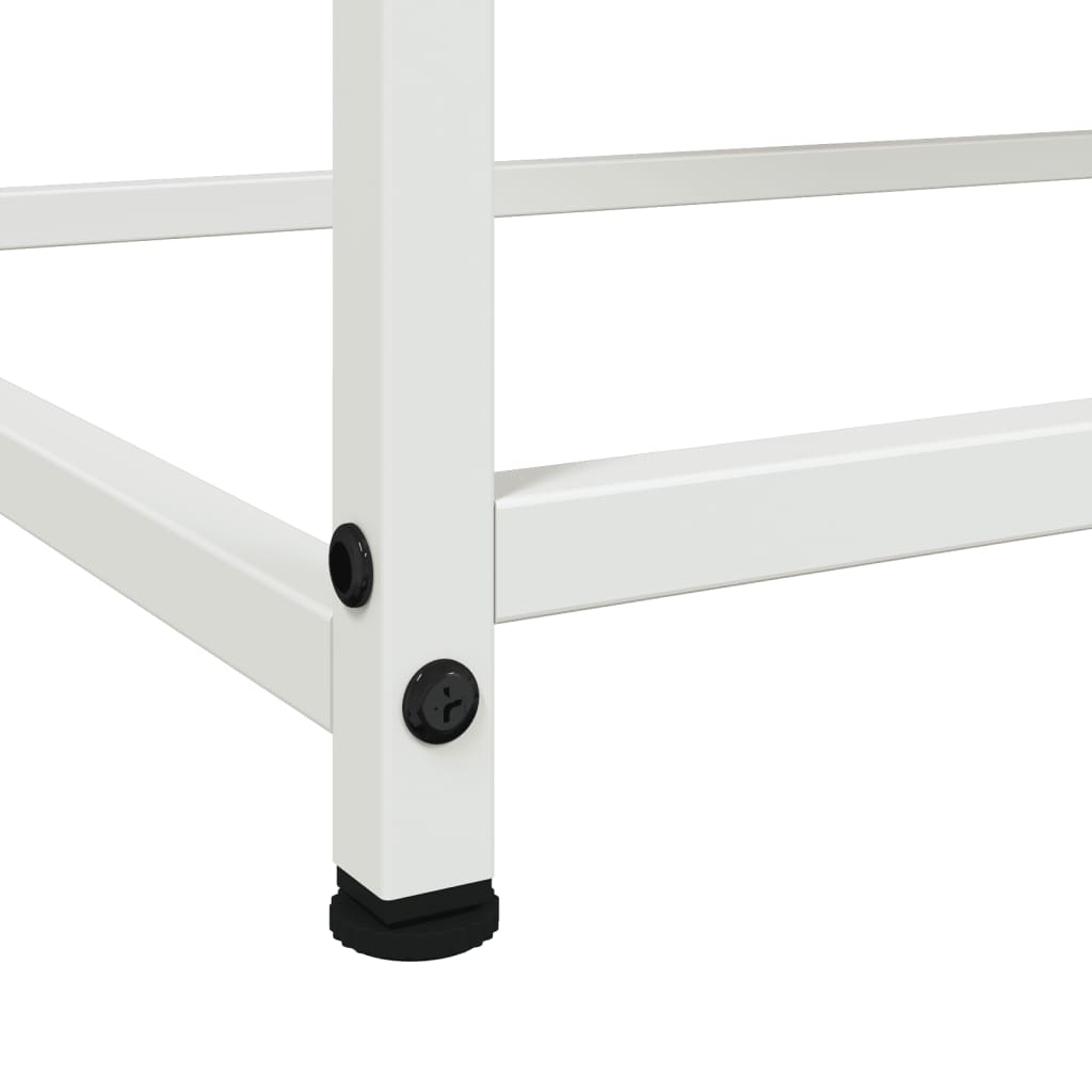 vidaXL Sideboard White 100.5x39x107 cm Steel