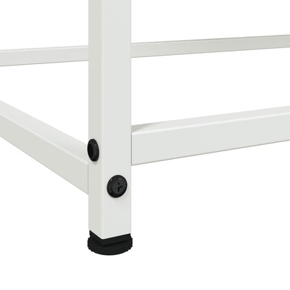vidaXL Sideboard White 100.5x39x107 cm Steel