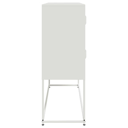 vidaXL Sideboard White 100.5x39x107 cm Steel