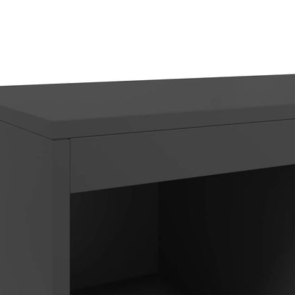 vidaXL Highboard Black 68x39x111,5 cm Steel