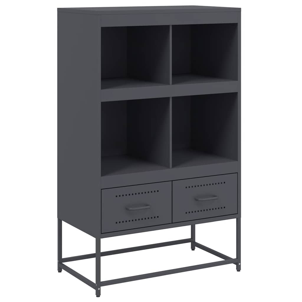vidaXL Highboard Anthracite 68x39x111,5 cm Steel