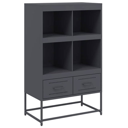 vidaXL Highboard Anthracite 68x39x111,5 cm Steel