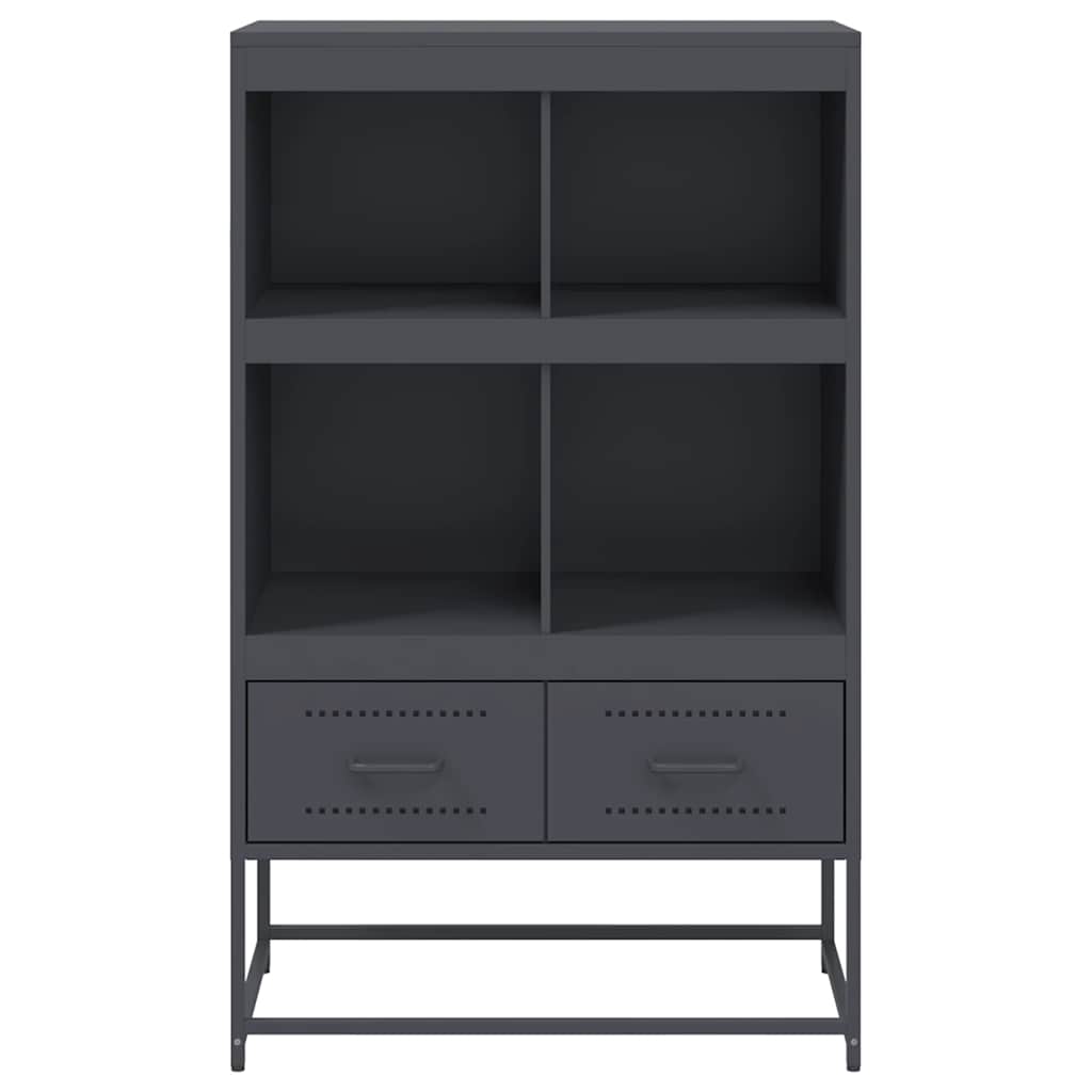 vidaXL Highboard Anthracite 68x39x111,5 cm Steel