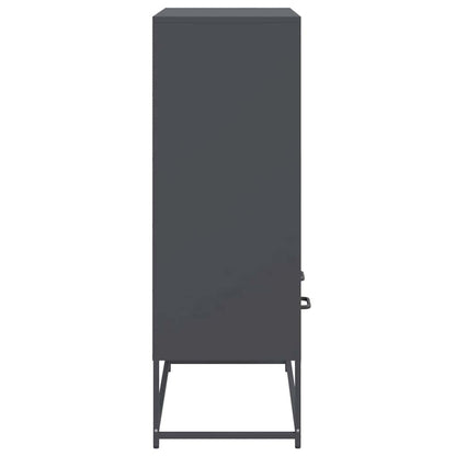 vidaXL Highboard Anthracite 68x39x111,5 cm Steel