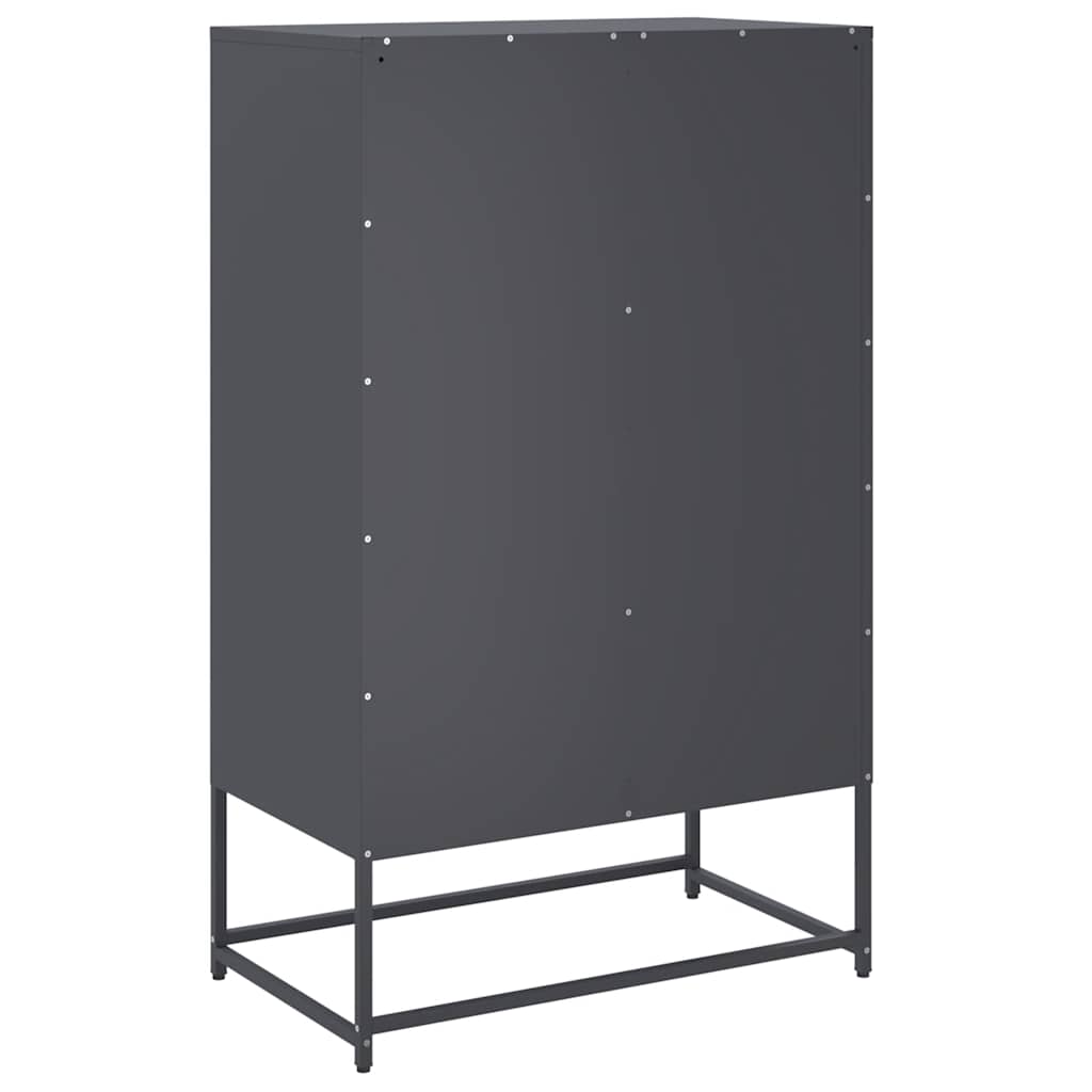 vidaXL Highboard Anthracite 68x39x111,5 cm Steel