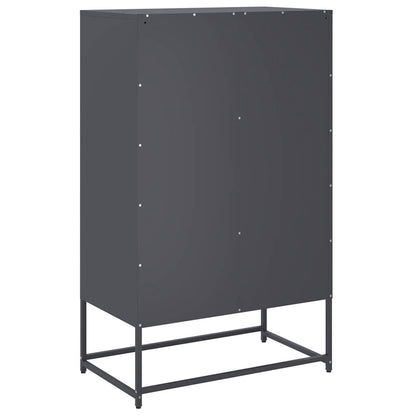 vidaXL Highboard Anthracite 68x39x111,5 cm Steel