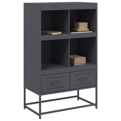 vidaXL Highboard Anthracite 68x39x111,5 cm Steel