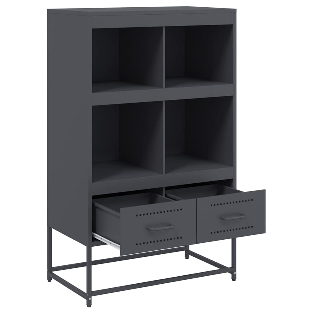 vidaXL Highboard Anthracite 68x39x111,5 cm Steel