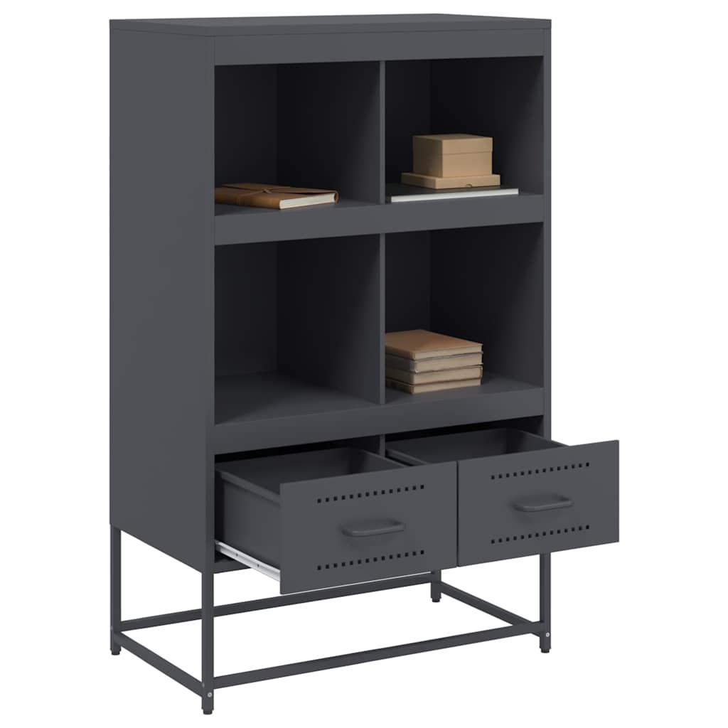 vidaXL Highboard Anthracite 68x39x111,5 cm Steel