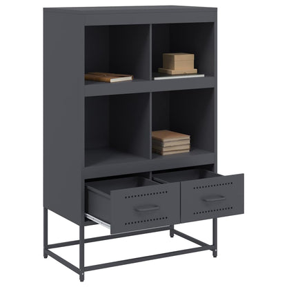 vidaXL Highboard Anthracite 68x39x111,5 cm Steel