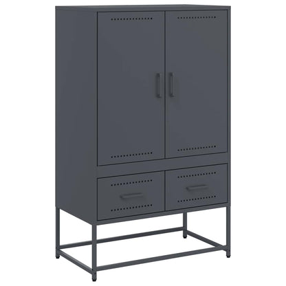 vidaXL Highboard Anthracite 68x39x111,5 cm Steel