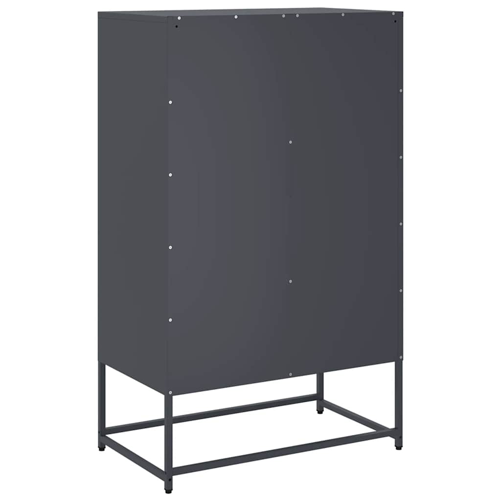 vidaXL Highboard Anthracite 68x39x111,5 cm Steel