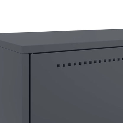 vidaXL Highboard Anthracite 68x39x111.5 cm Steel