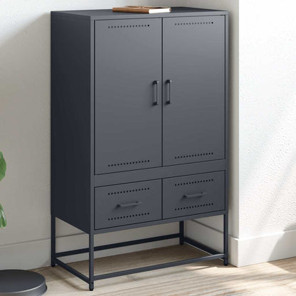 vidaXL Highboard Anthracite 68x39x111,5 cm Steel