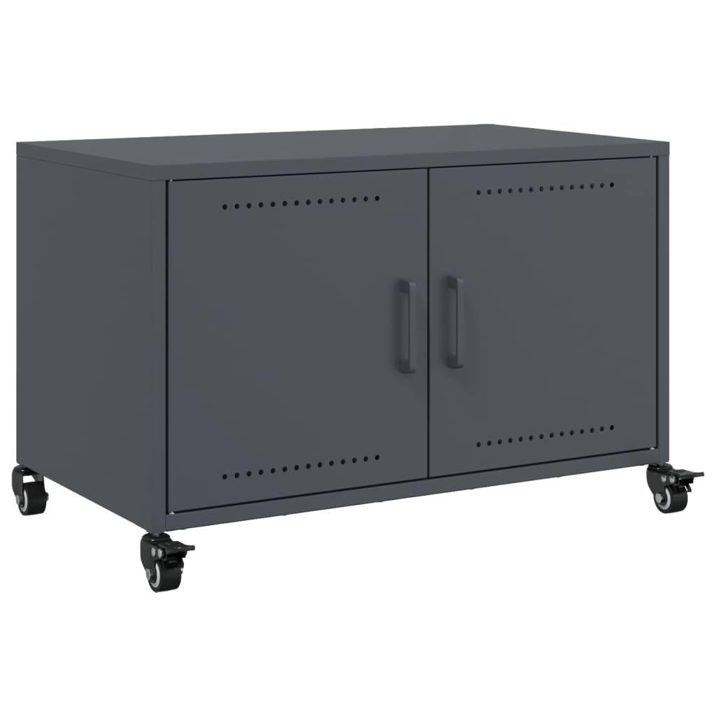 vidaXL TV Cabinet Anthracite 68x39x43,5 cm Steel