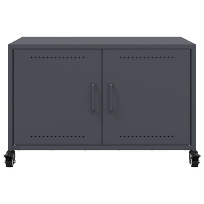 vidaXL TV Cabinet Anthracite 68x39x43.5 cm Steel