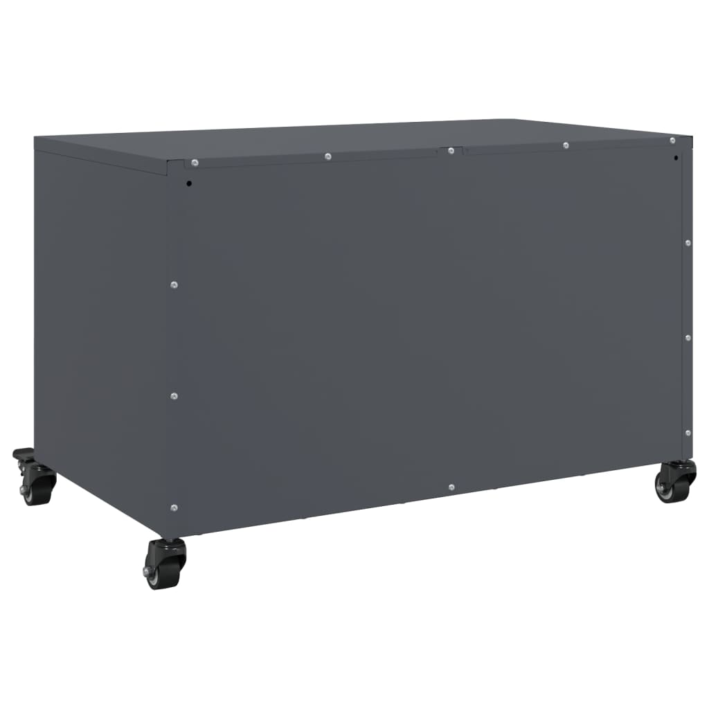 vidaXL TV Cabinet Anthracite 68x39x43,5 cm Steel