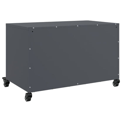 vidaXL TV Cabinet Anthracite 68x39x43,5 cm Steel