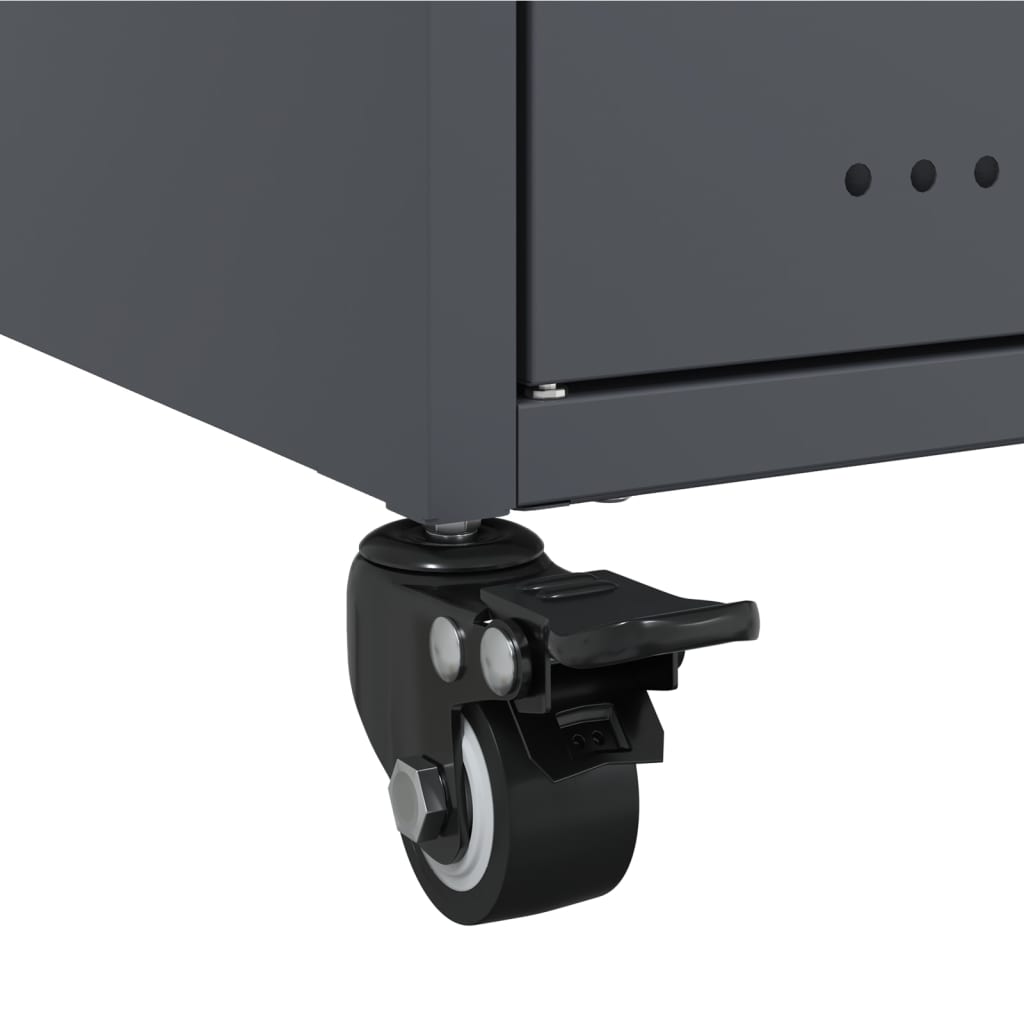 vidaXL TV Cabinet Anthracite 100,5x39x43,5 cm Steel