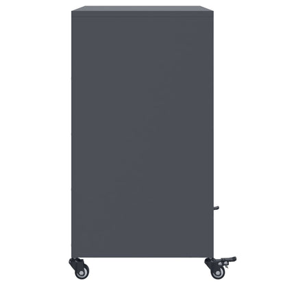 vidaXL Sideboard Anthracite 68x39x72 cm Steel