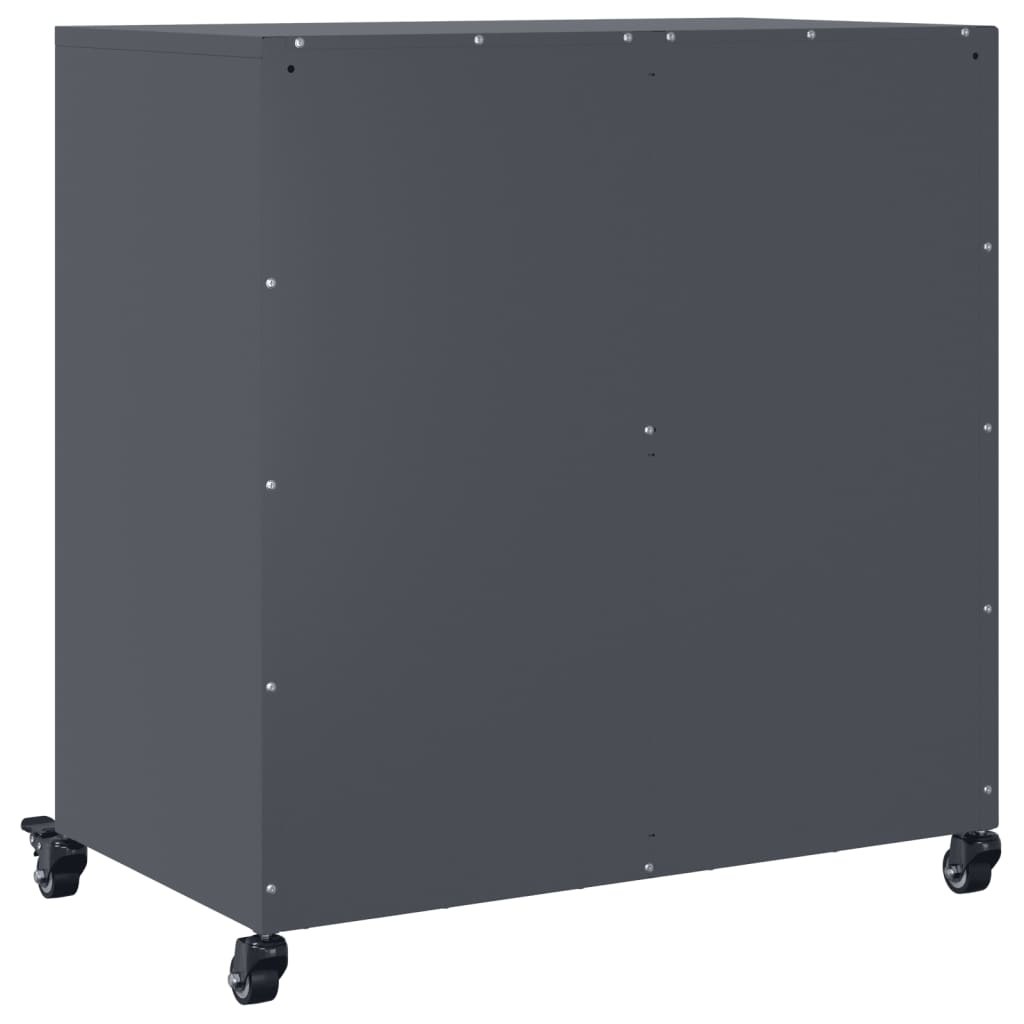 vidaXL Sideboard Anthracite 68x39x72 cm Steel