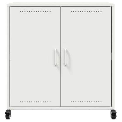 vidaXL Sideboard White 68x39x72 cm Steel